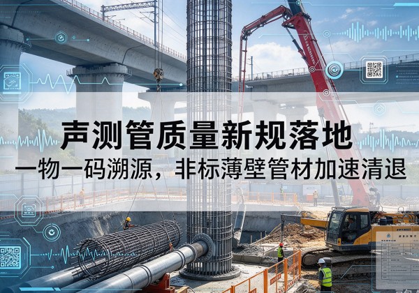 天津声测管质量新规落地，一物一码溯源，非标薄壁管材加速清退