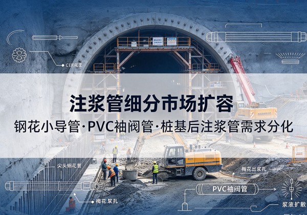 天津注浆管细分市场扩容，隧道钢花小导管、PVC 袖阀管、桩基后注浆管需求分化